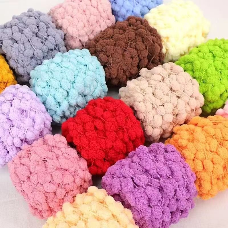 Woven Scarf Blanket - 100g de fil à pompons, fil
