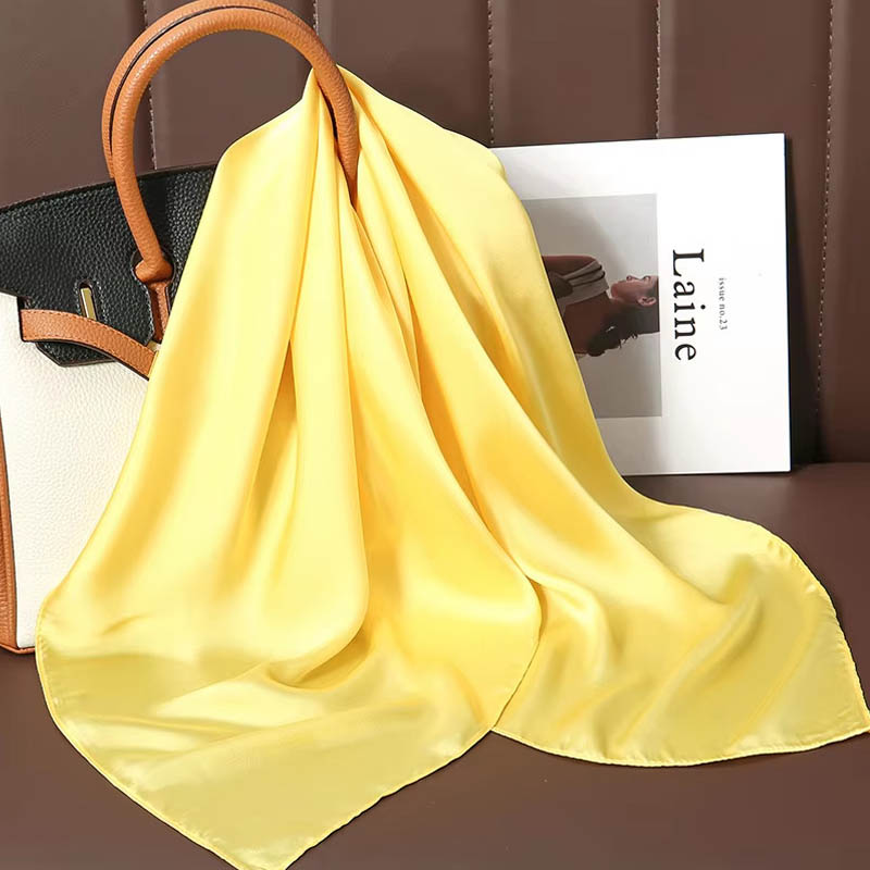 Foulard carré de luxe en soie  - Scarf Silk Square avis et prix
