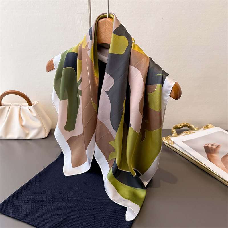 Nouveau Foulard Carré Femme 20 - Scarf Silk Square avis et prix