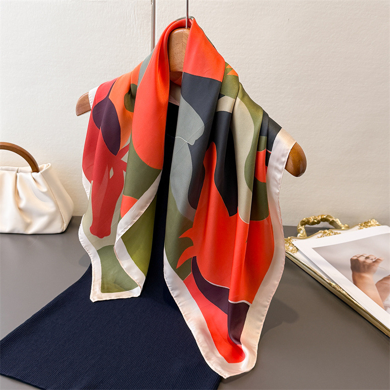 Nouveau Foulard Carré Femme 20 - Scarf Silk Square avis et prix
