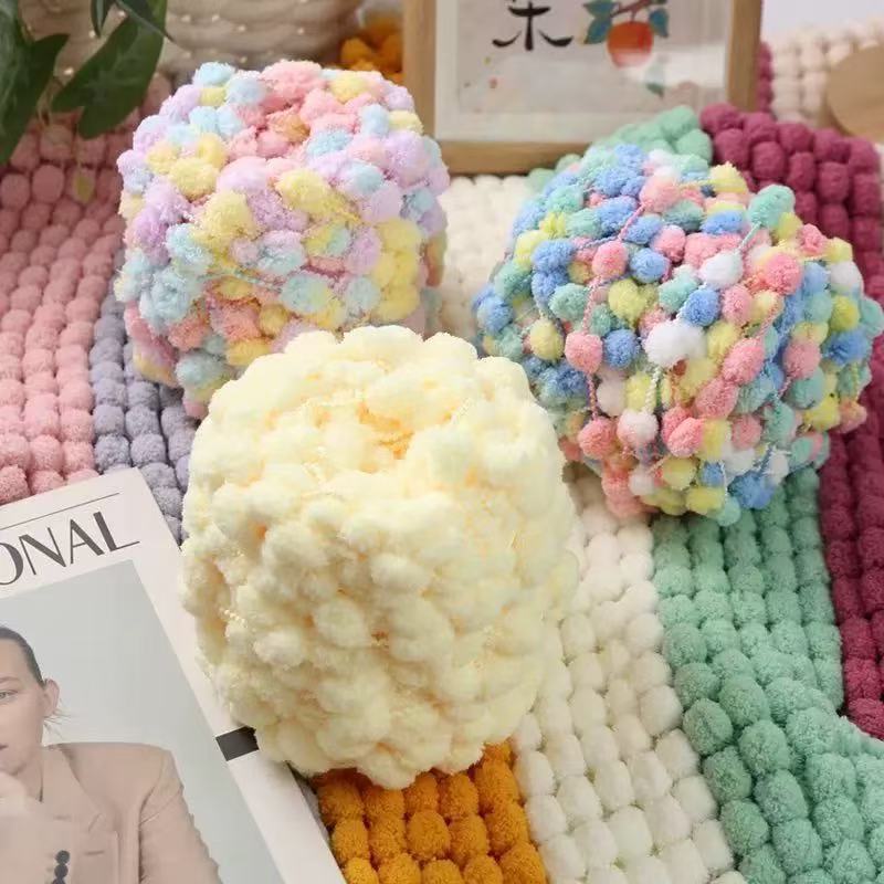 100g de fil à pompons, fil épa - Woven Scarf Blanket avis et prix
